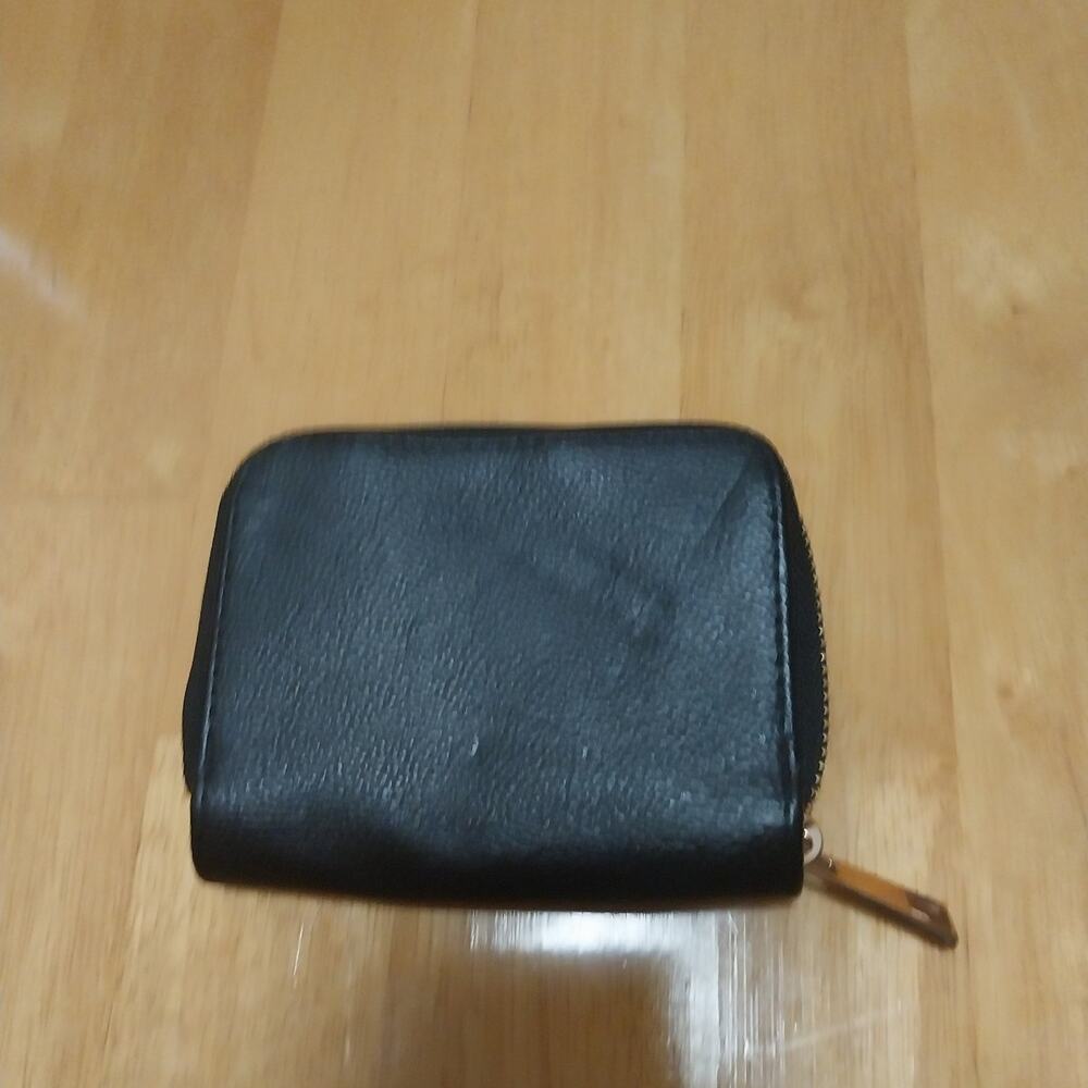 Black Pebblede Card Holder